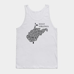 State of West Virginia Maze Tank Top